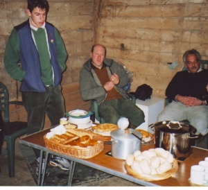 Before a Meal in a Barn