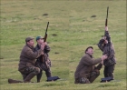 Second Place. This photo made us all smile. It very nearly won for that reason alone but was pipped at the post.|�Like Father���.�<br>The lads first shoot day � Dad looks the most nervous! - Derek Stubbs<br>